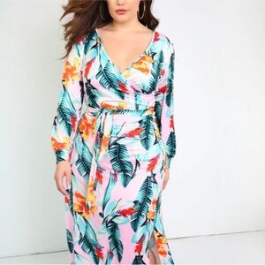 Long sleeve maxi dress